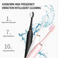 Rechargeable Electric Sonic Toothbrush – 42,000 Vibrations/Min Waterproof Toothbrush