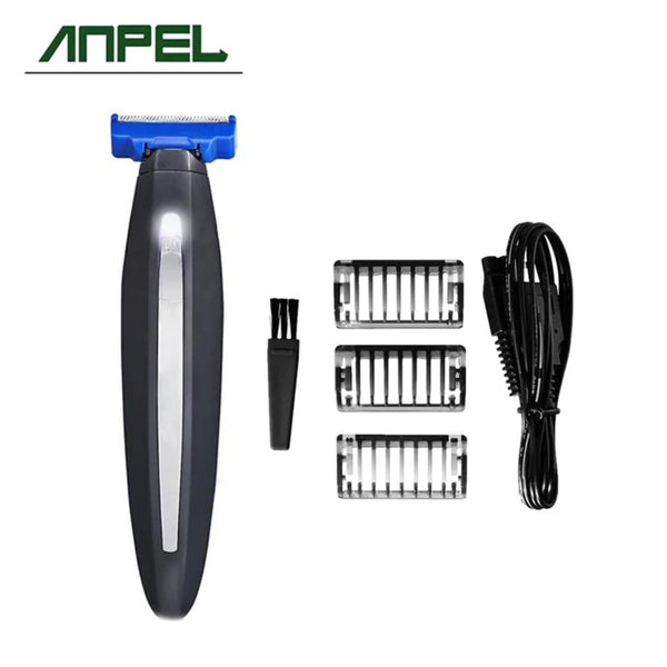 MicroTouch SOLO Rechargeable Beard Trimmer & Precision Shaver – 3-in-1 Cordless Hair Trimmer for Beard, Mustache & Body Grooming